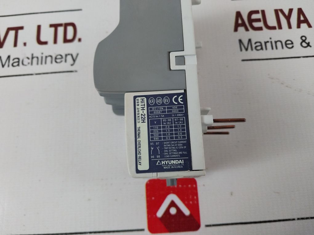 Hyundai Hith-22H Thermal Overload Relay Free Shipping