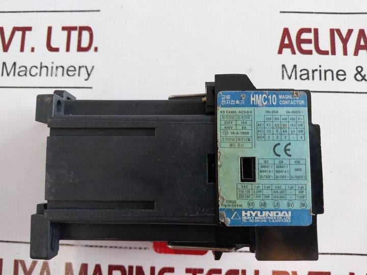 Hyundai Hmc10 G10 Magnetic Contactor