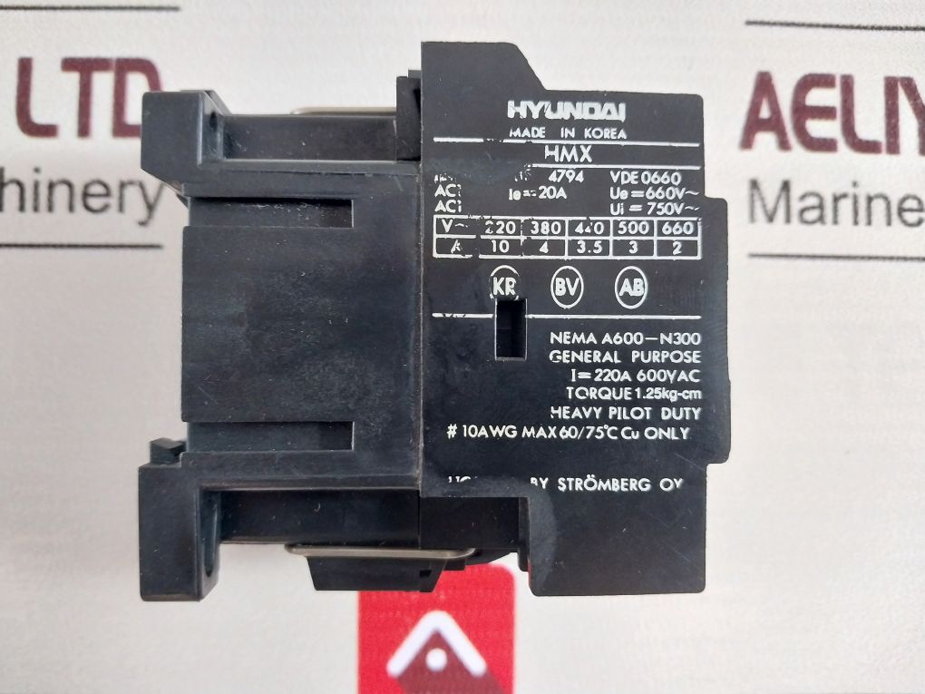 Hyundai Hmx 22 Control Relay Hmx Series