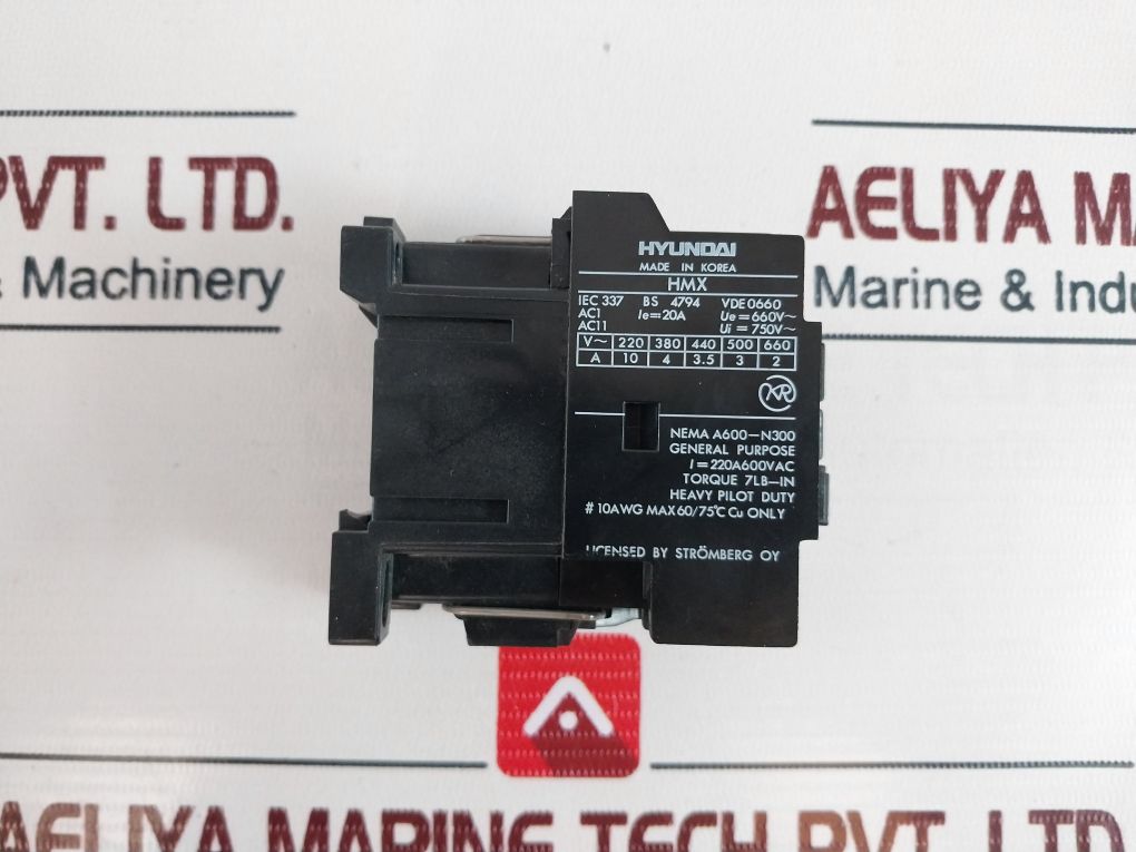 Hyundai Hmx 40 Control Relay 200V