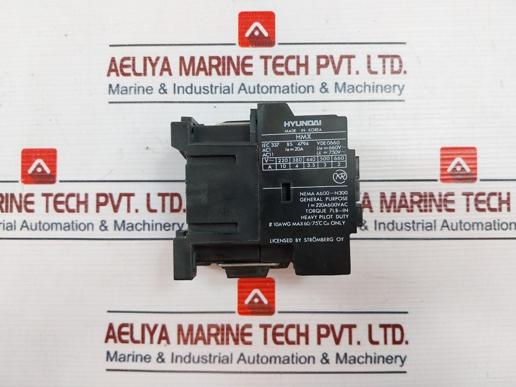 Hyundai Hmx 40 Control Relay 20A 660-750V
