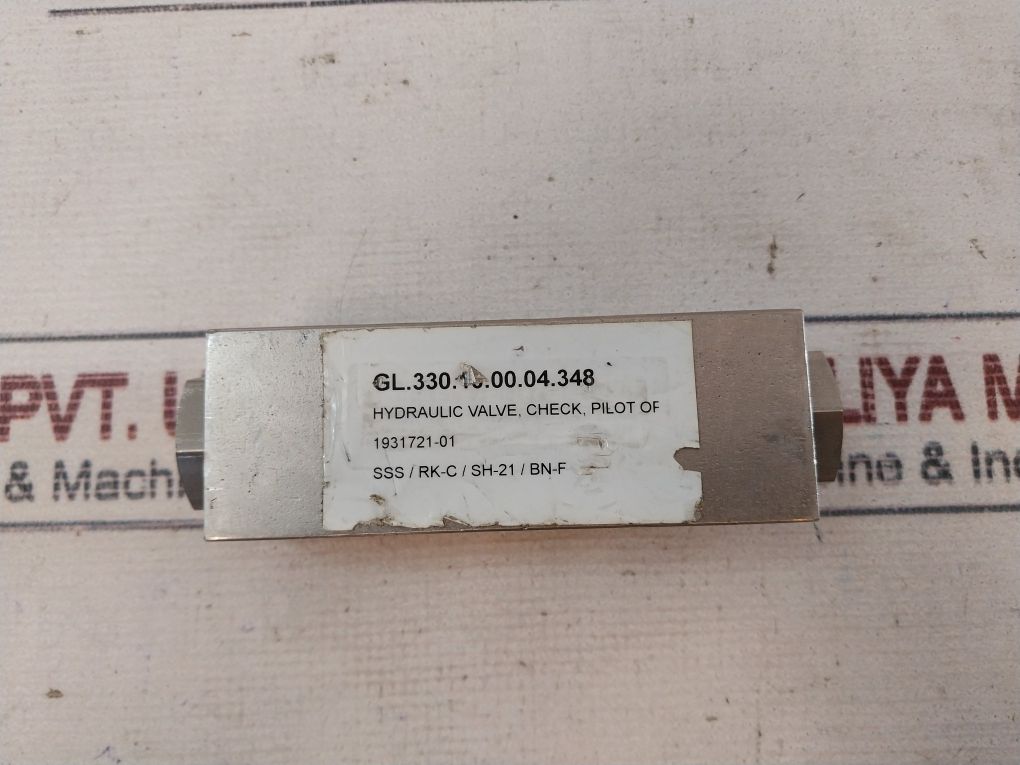 Hyvair 1931721-01 Hydraulic Valve