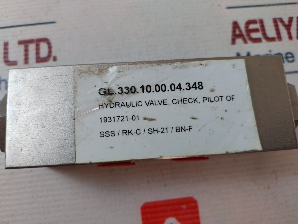 Hyvair Spc5-4-4Fp-d1-2.5 Single Pilot Check Valve