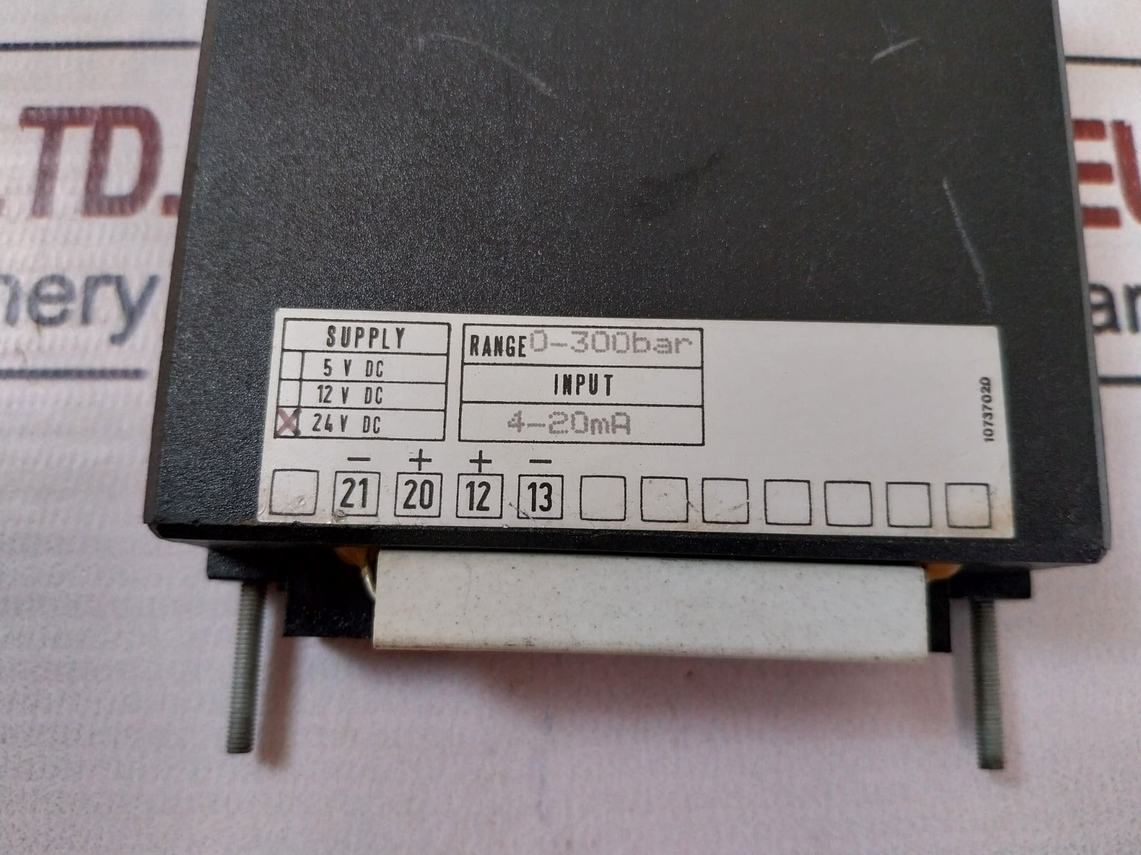 I.M.E. 0-300 Bar 