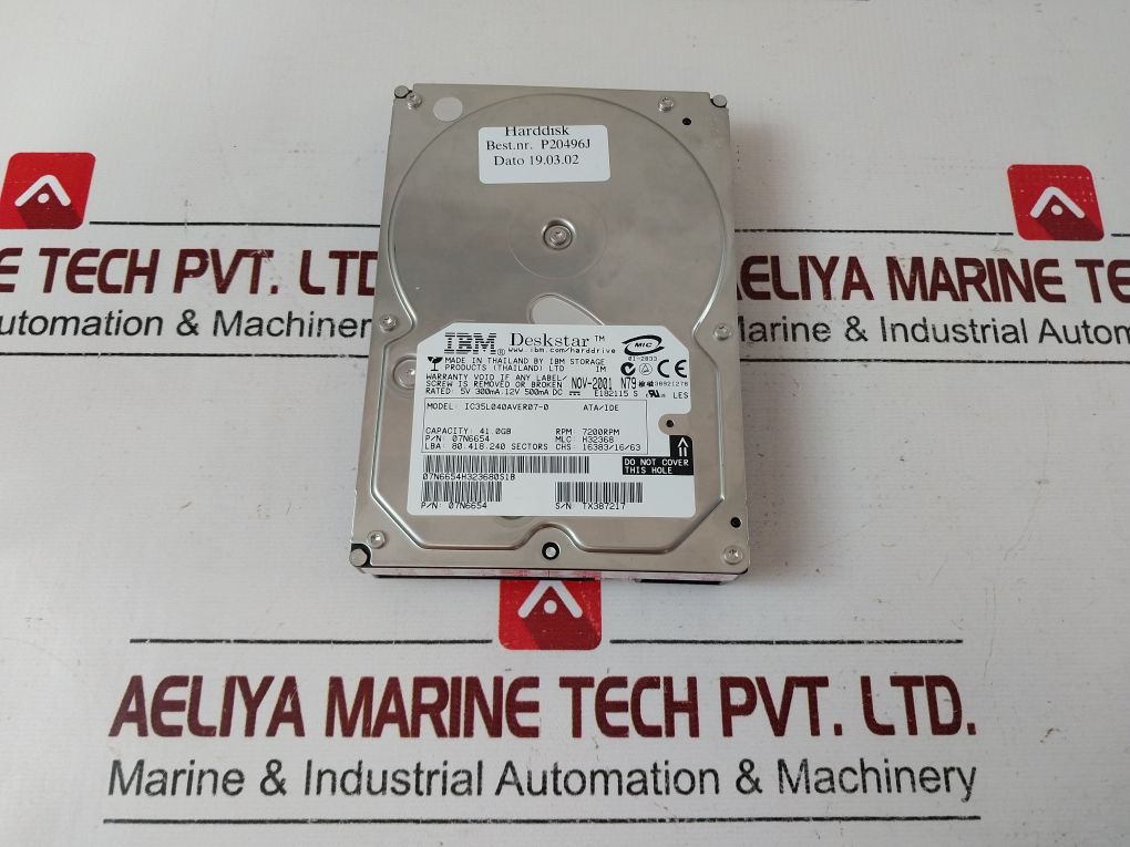 Ibm Ic35L040Aver07-0 Hard Drive