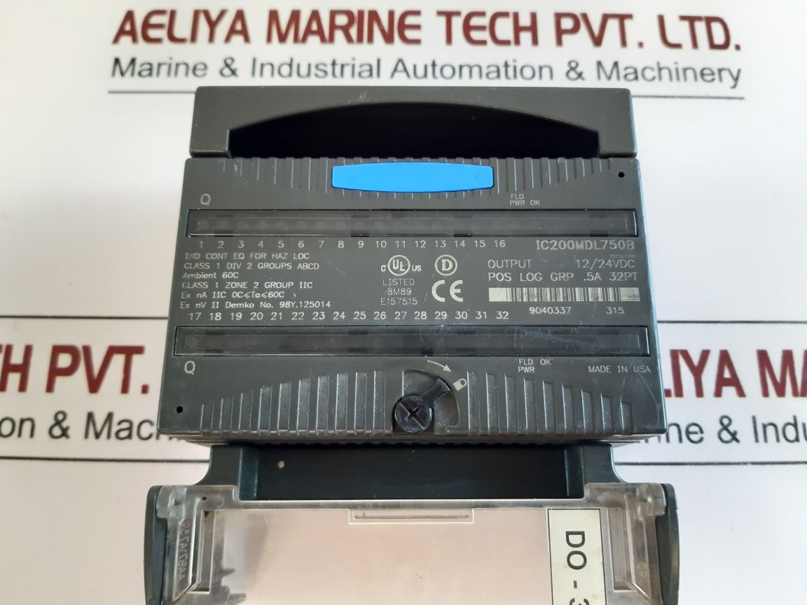 Ge Ic200Mdl750B Digital Output Module 12/24Vdc With Do-36