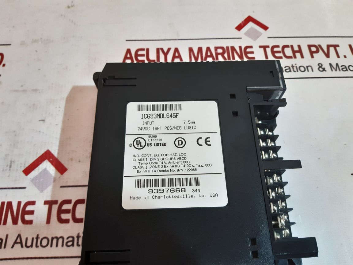 Ge fanuc Ic693Mdl645F 16Pt Pos/Neg Logic Input Module