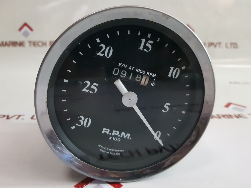 Icknield Instrument 0-30 R.P.M. ×100 Tachometer
