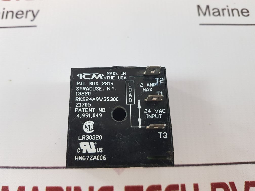 Icm Hn67Za006 Time Delay Relay 4,991,049