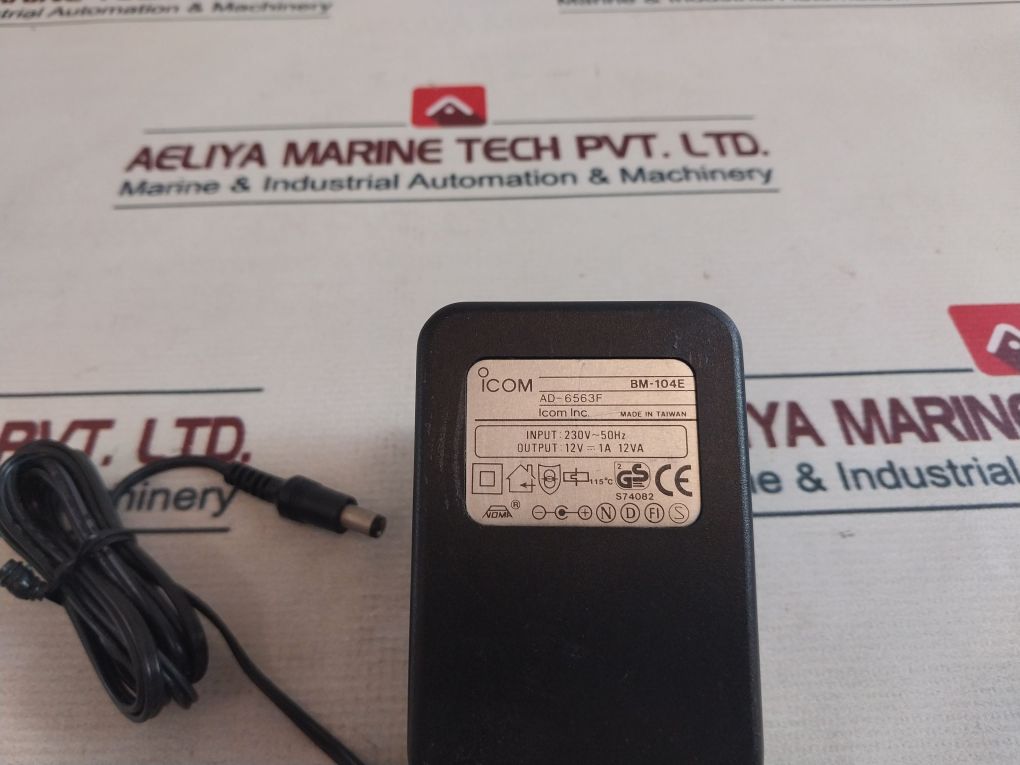 Icom Ad-6563F & Bm-104E Battery Charger 230V~50Hz