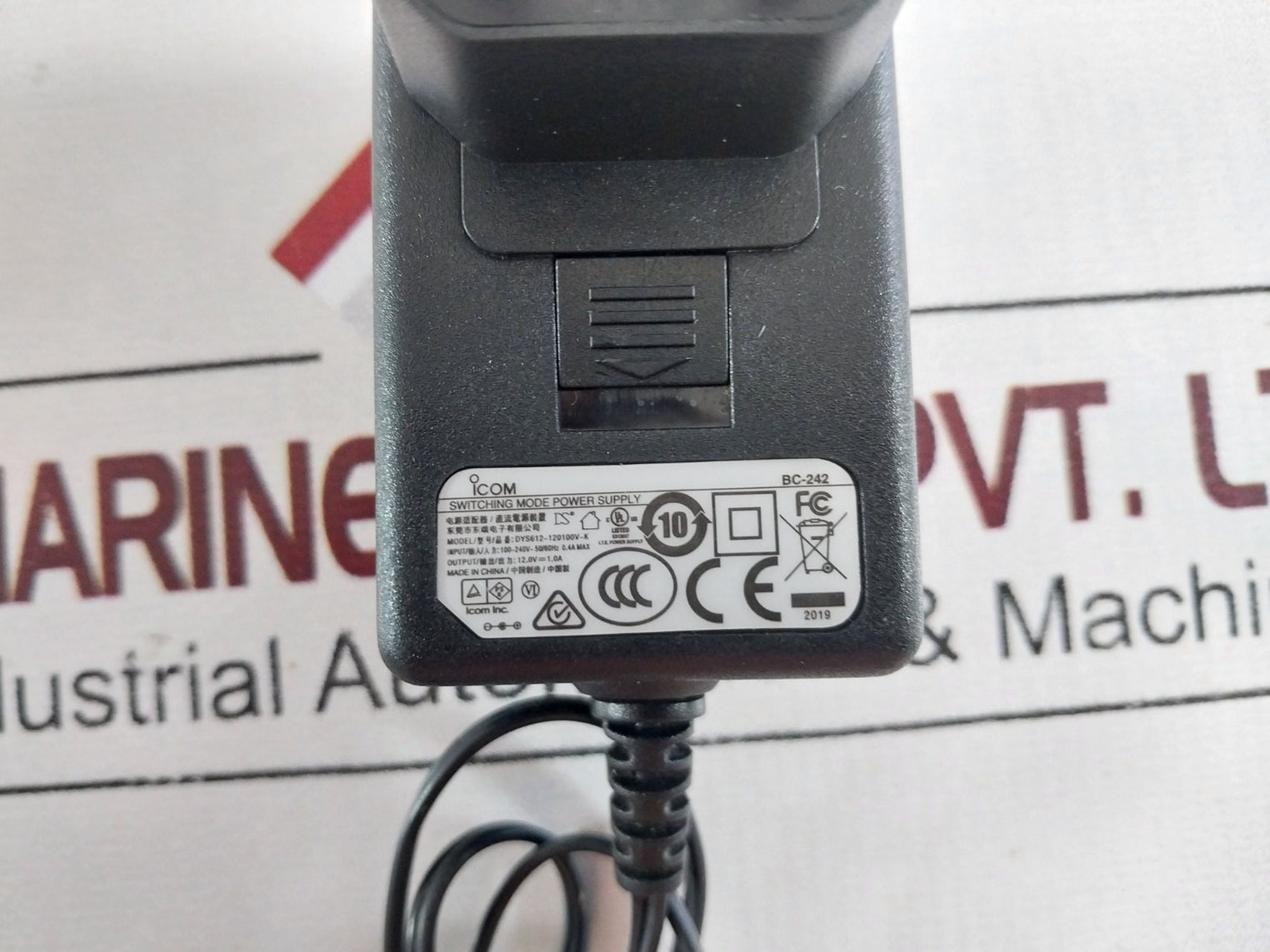 Icom Bc-213 Charger With Bc-242 Adapter