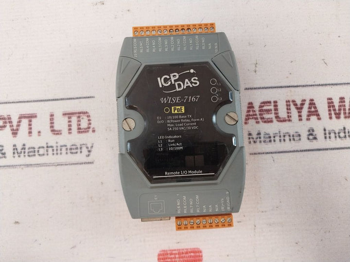 Icp Das Wise-7167 Remote I/O Module 5A 250 Vac