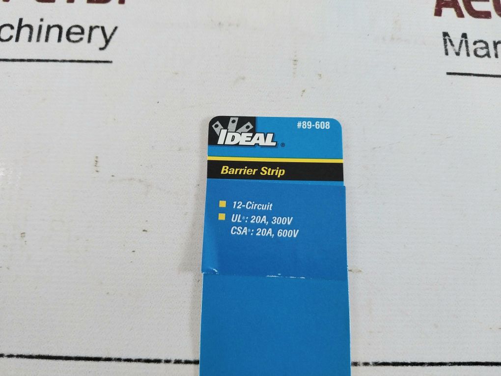 Lot Of 10X Ideal 89-608 Barrier Strip