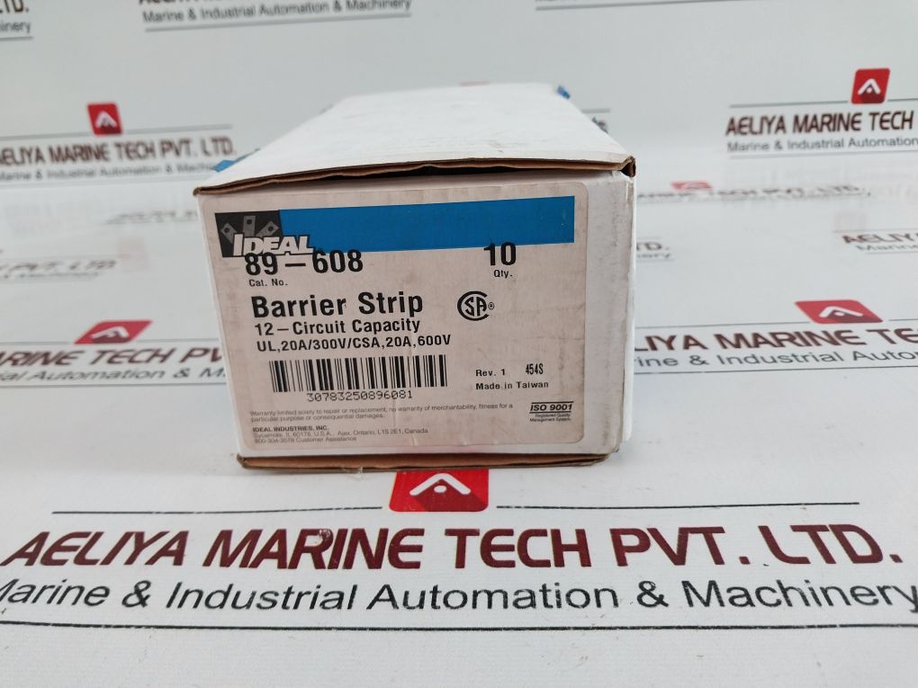 Lot Of 10X Ideal 89-608 Barrier Strip