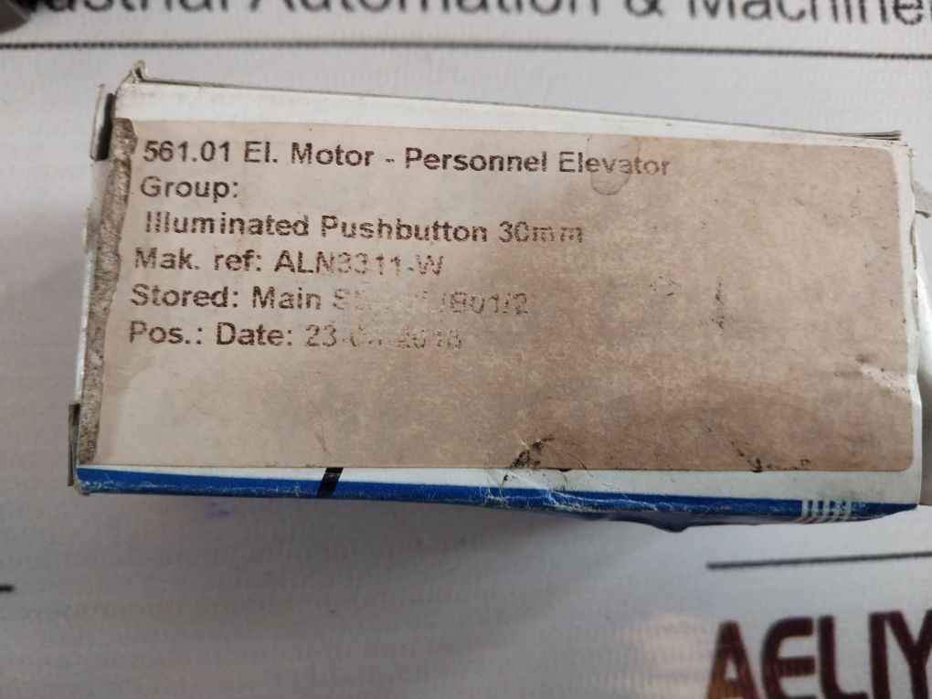 Idec Aln3311-w Illuminated Pushbutton Switch