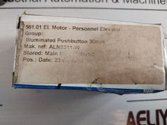 Idec Aln3311-w Illuminated Pushbutton Switch