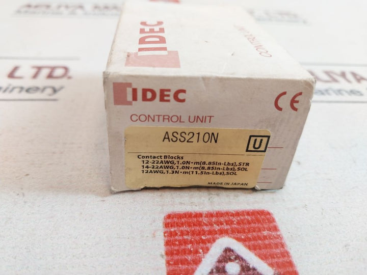 Idec Ass 0201 Selector Switch Hw-u10