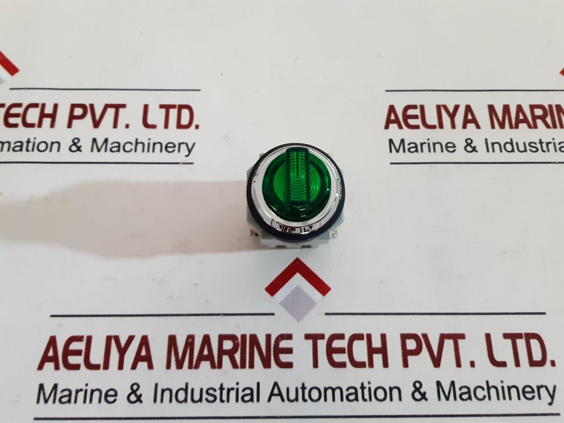 Idec asln33320ng 3 position switch led green