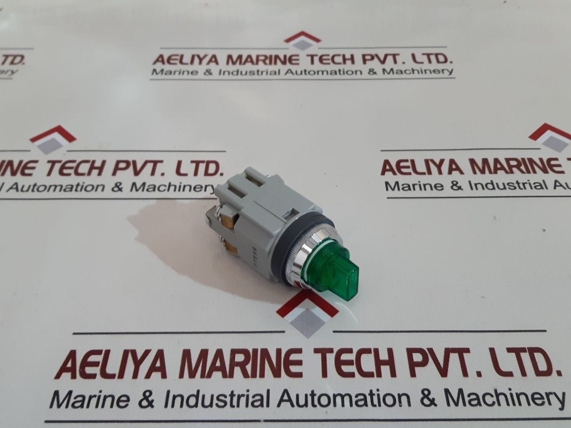 Idec asln33320ng 3 position switch led green