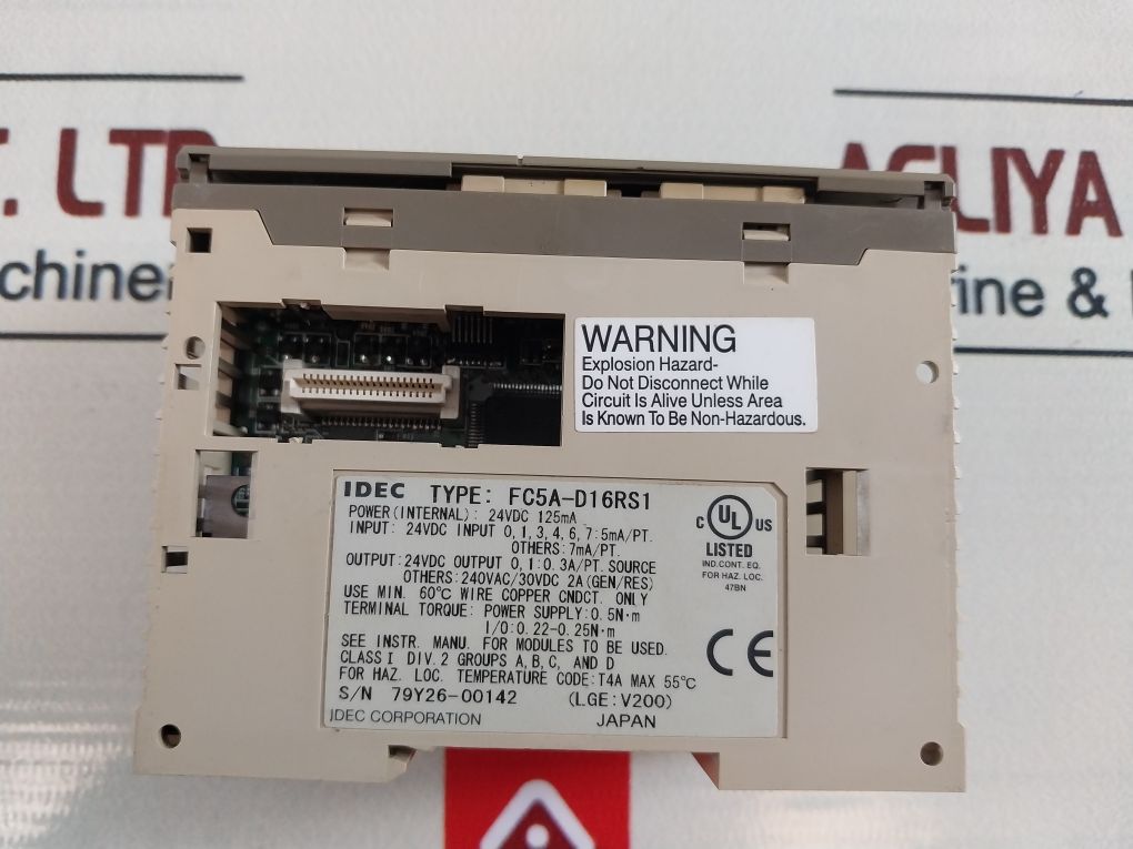 Idec Fc5A-d16Rs1 Microsmart Pentra Plc 24Vdc
