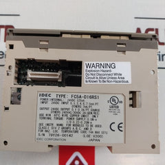 Idec Fc5A-d16Rs1 Microsmart Pentra Plc 24Vdc