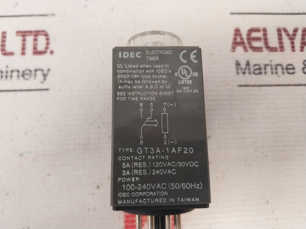 Idec Gt3A-1Af20 Electronic Timer 100-240Vac 0-1