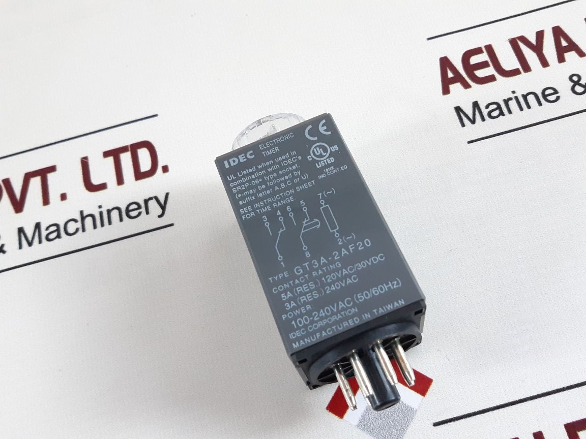 Idec Gt3A-2Af20 Electronic Timer 100-240Vac 5060Hz
