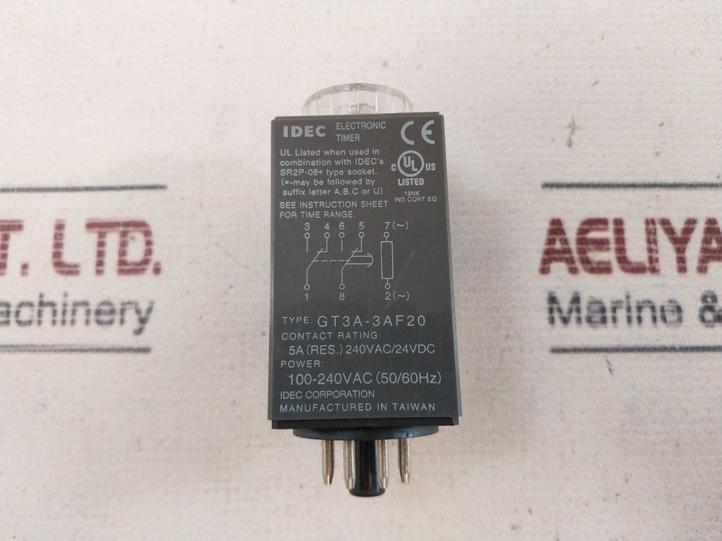 Idec Gt3A-3Af20 Electronic Timer 240Vac/24Vdc