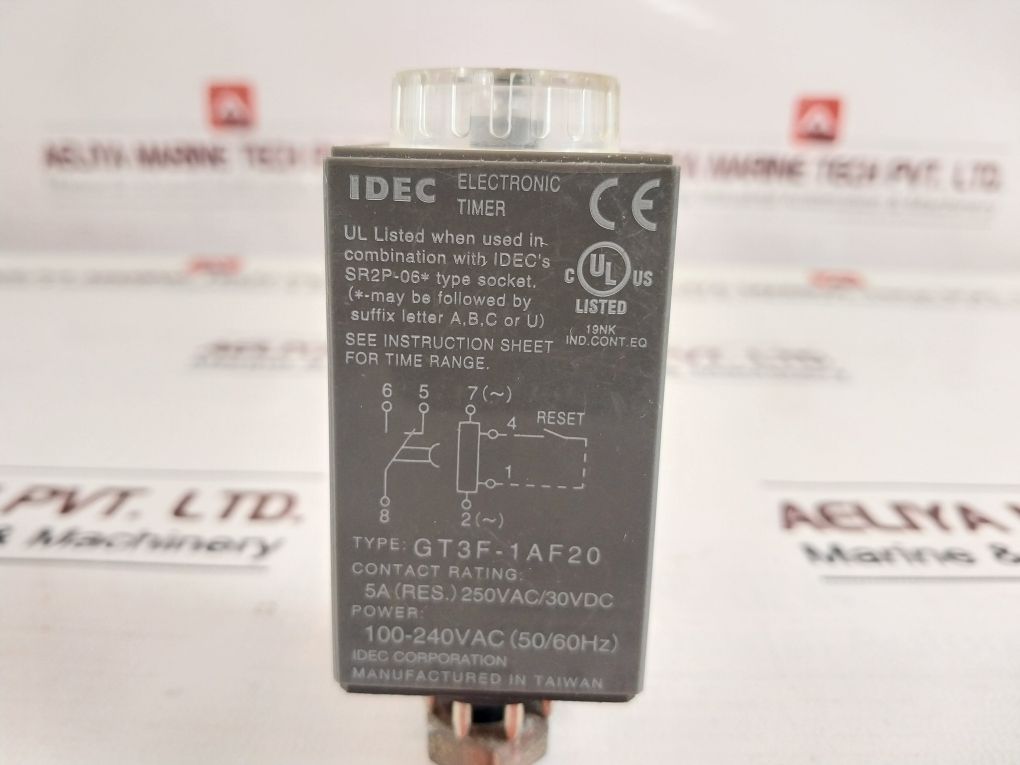 Idec Gt3F-1Af20 Electronic Timer 100-240Vac