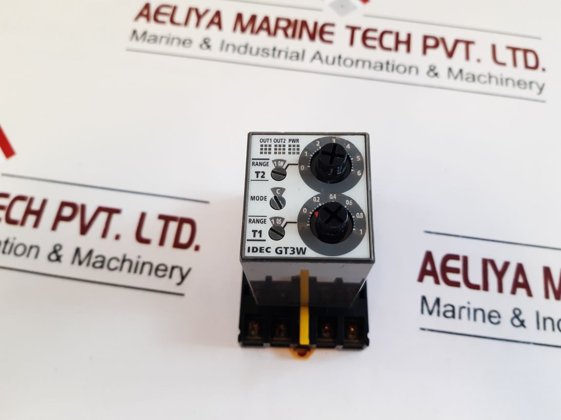 Idec Gt3W-a11Af20N Electronic Timer With Socket Base