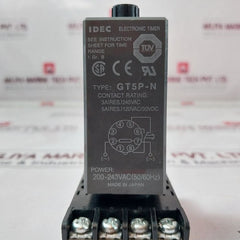 Idec Gt5P-n Electronic Timer 0-10 Min.