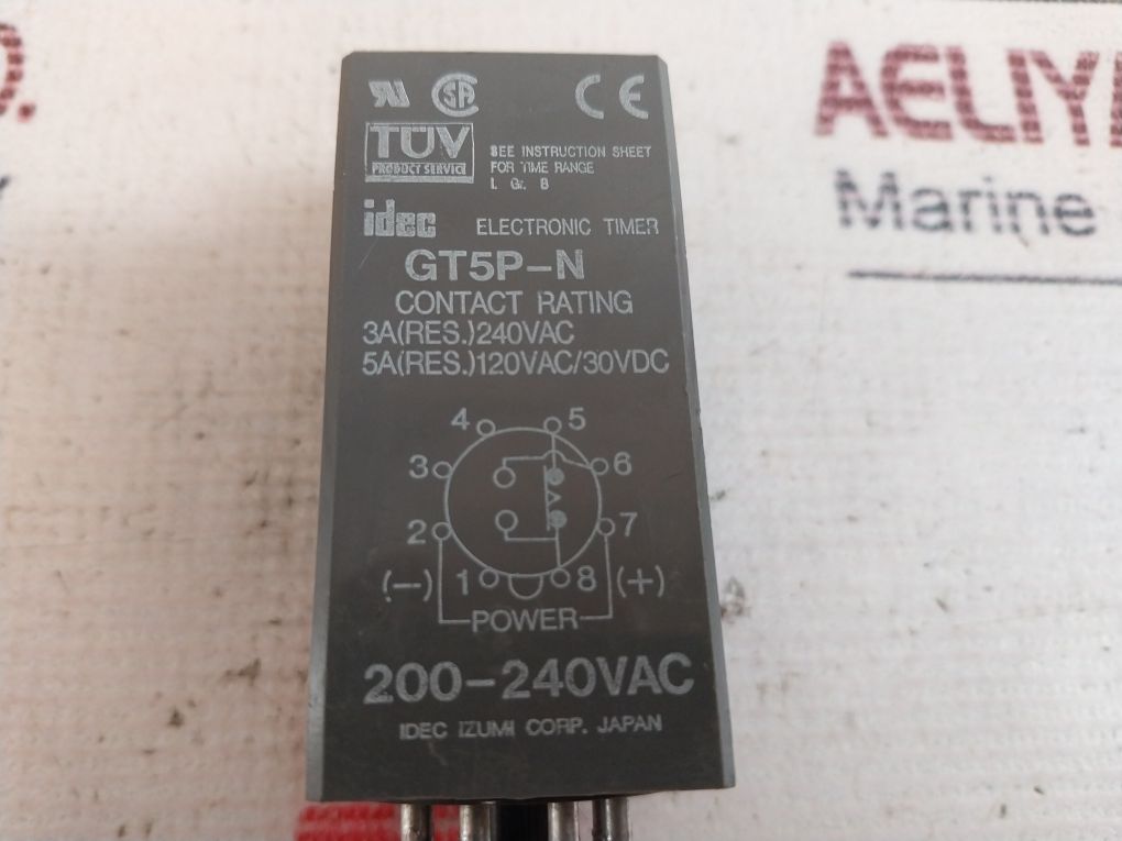 Idec Gt5P-n Electronic Timer 0-3 Min