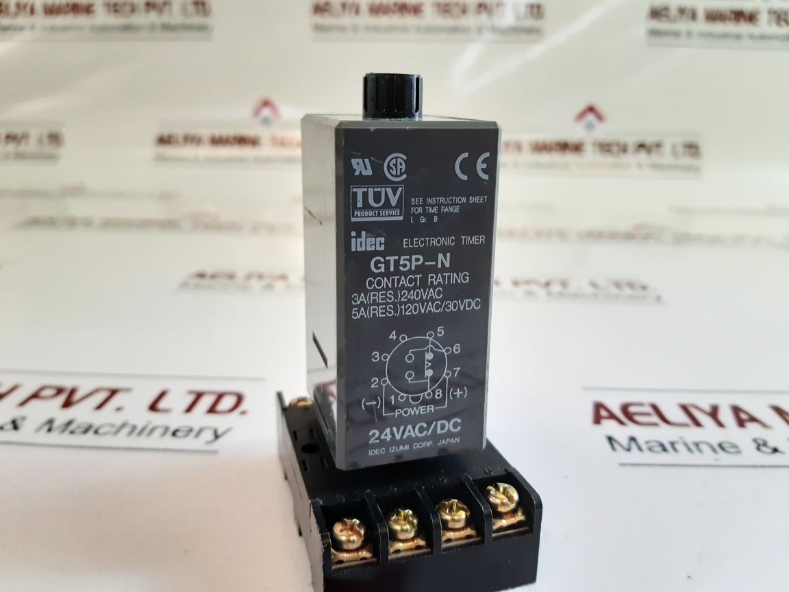 Idec Gt5P-n Electronic Timer With Sr2P-06A Base