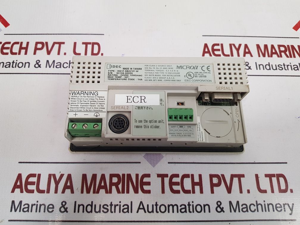 Idec Hg1F-sb22Yf-w Touch Screen Display