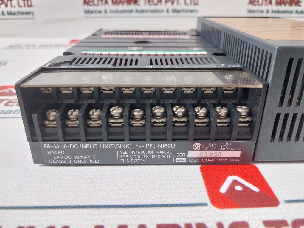 Idec Izumi Pf2J-cpu1Dceu 16-transistor Output Unit 24 Vdc 25W