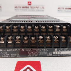 Idec Izumi Pfj-n162U Input Module 24Vdc 10Ma/Pt