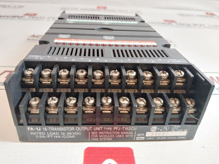 Idec Izumi Pfj-n162U Input Module 24Vdc 10Ma/Pt