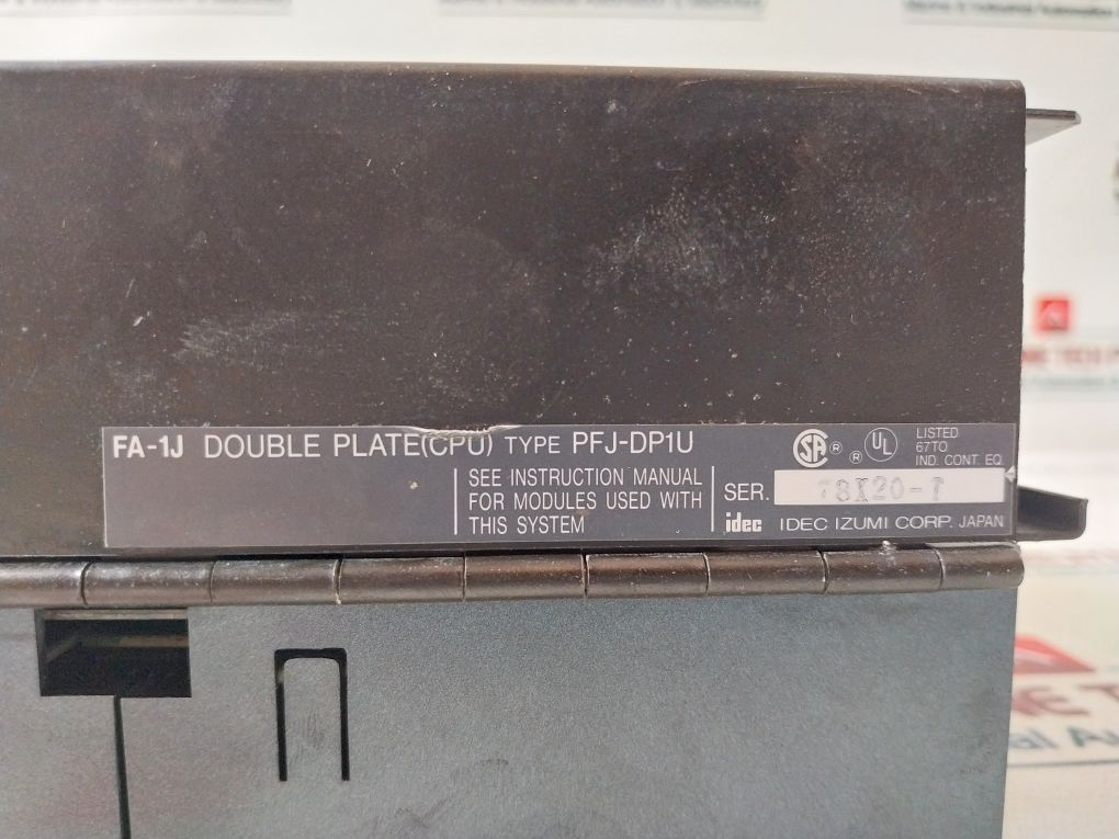 Idec Izumi Pfj-ps1Dcu Expansion Power Supply Unit