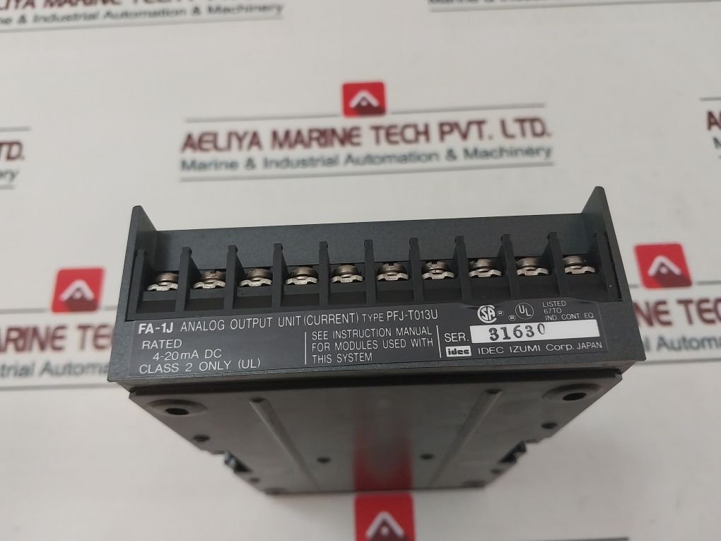 Idec Izumi Pfj-t013U Analog Output Unit 4-20Ma Dc