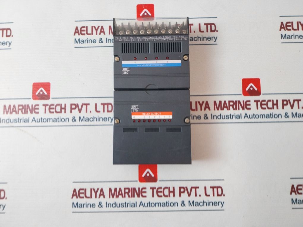 Idec Izumi Pfj-t081U 8-relay Output Unit 220 Vac 5A