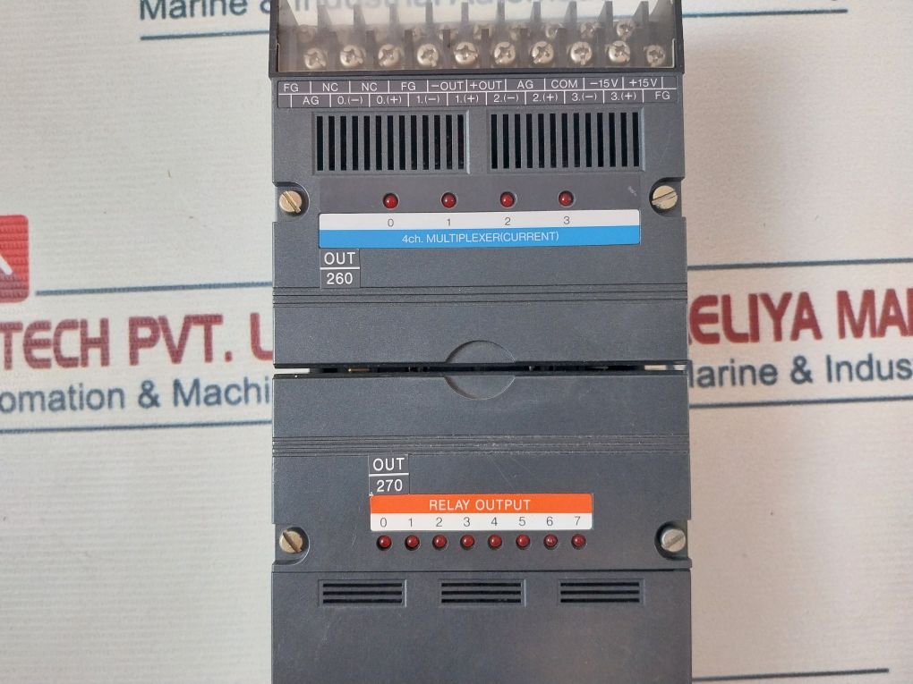 Idec Izumi Pfj-t081U 8-relay Output Unit 220 Vac 5A