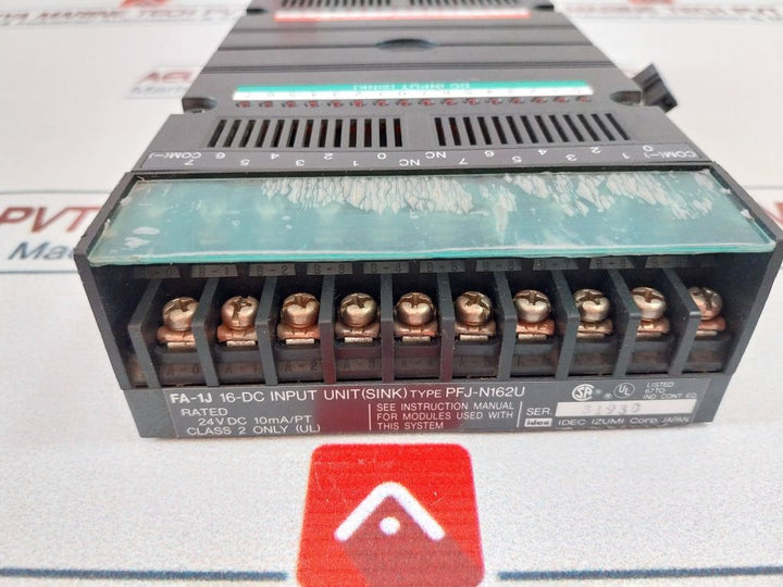 Idec Izumi Pfj-n162U Plc Relay Input Output Unit 12-28Vdc