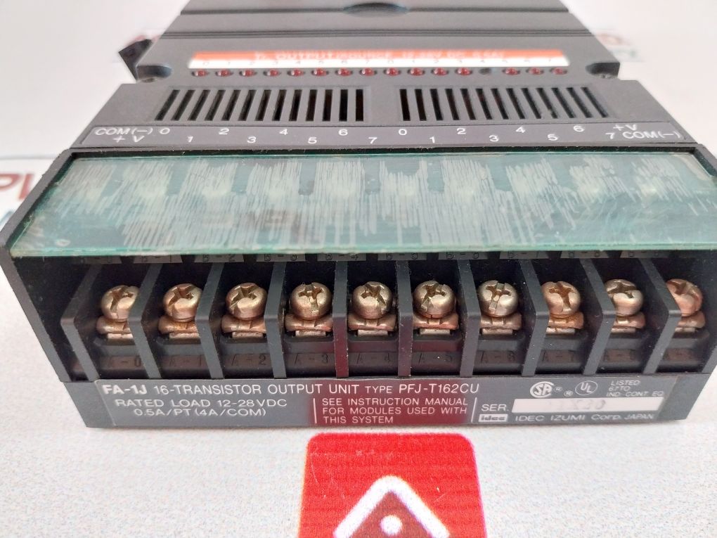 Idec Izumi Pfj-n162U Plc Relay Input Output Unit 12-28Vdc