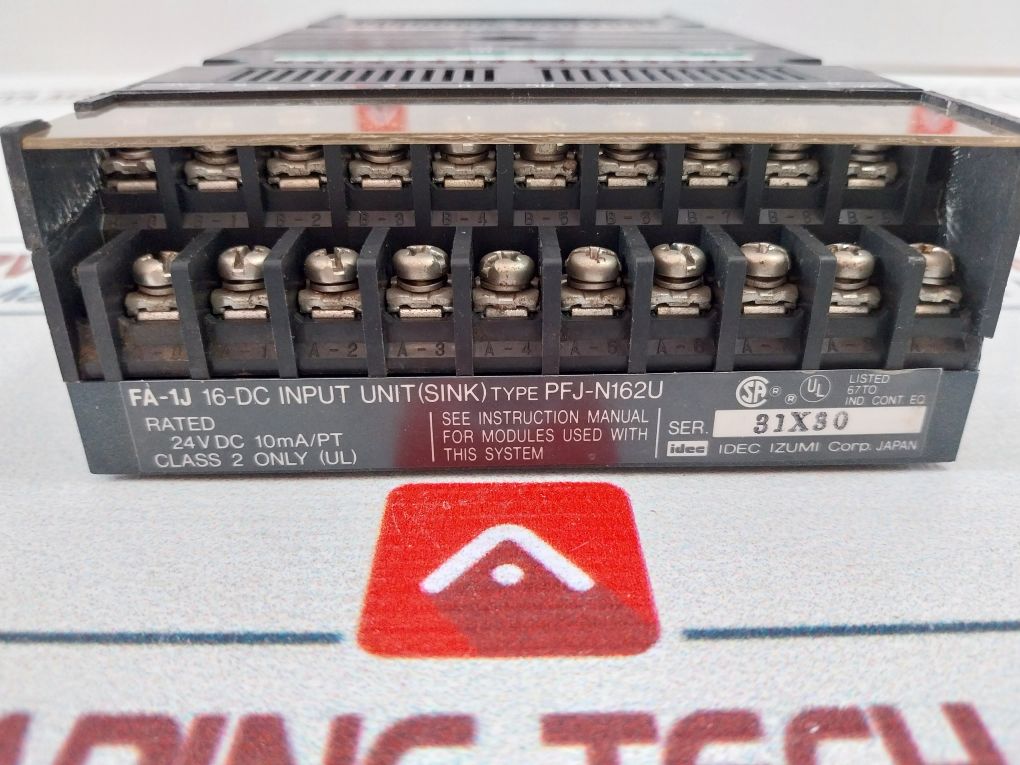 Idec Izumi Pfj-t162Cu Dc Transistor Input/Output Unit Pfj-n162U