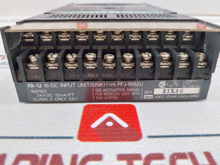 Idec Izumi Pfj-t162Cu Dc Transistor Input/Output Unit Pfj-n162U