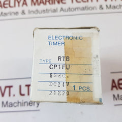 Idec Izumi Rtb Electronic Timer Rtb-cp1Fu 0-6 Seconds