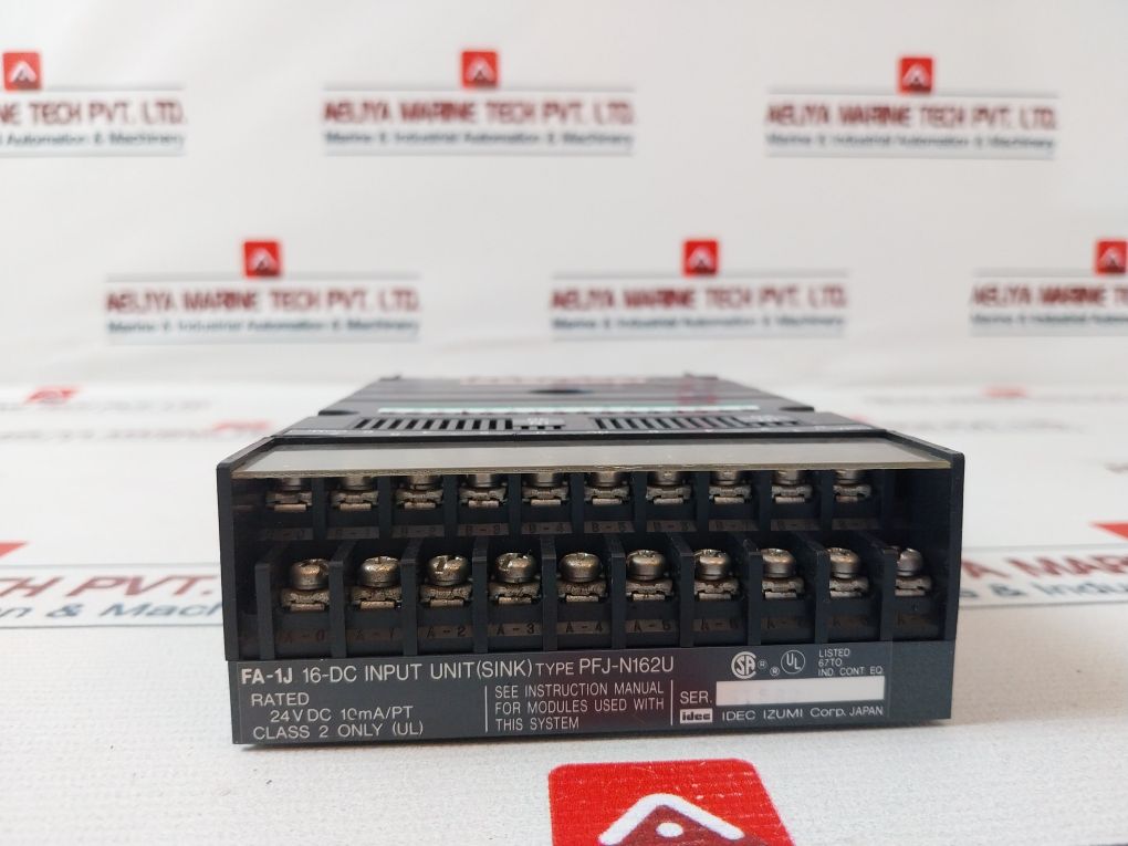Idec Pfj-n162U 16-dc Input/8-relay Output Unit Pfj-t081U
