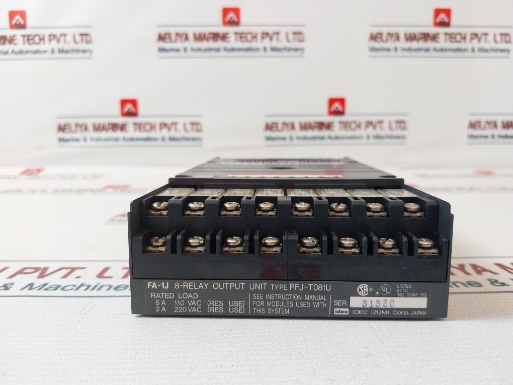 Idec Pfj-n162U 16-dc Input/8-relay Output Unit Pfj-t081U