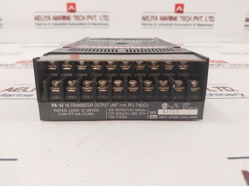 Idec Pfj-t162Cu Plc Relay Input Output Unit 12-28Vdc