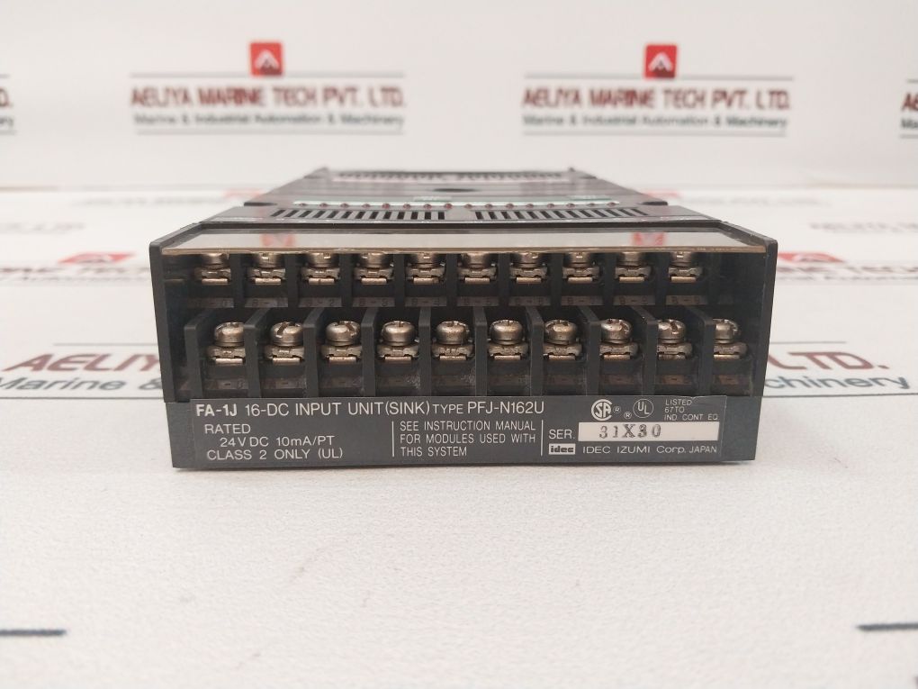 Idec Pfj-t162Cu Plc Relay Input Output Unit 12-28Vdc